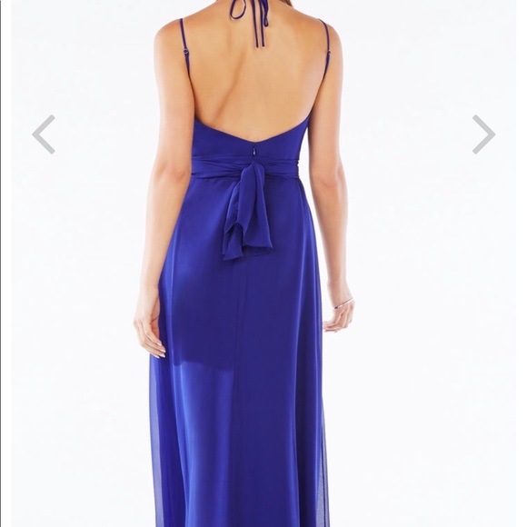 open lace back dress Pre-owned BCBG MaxAzria Delphine Open-Back Dress